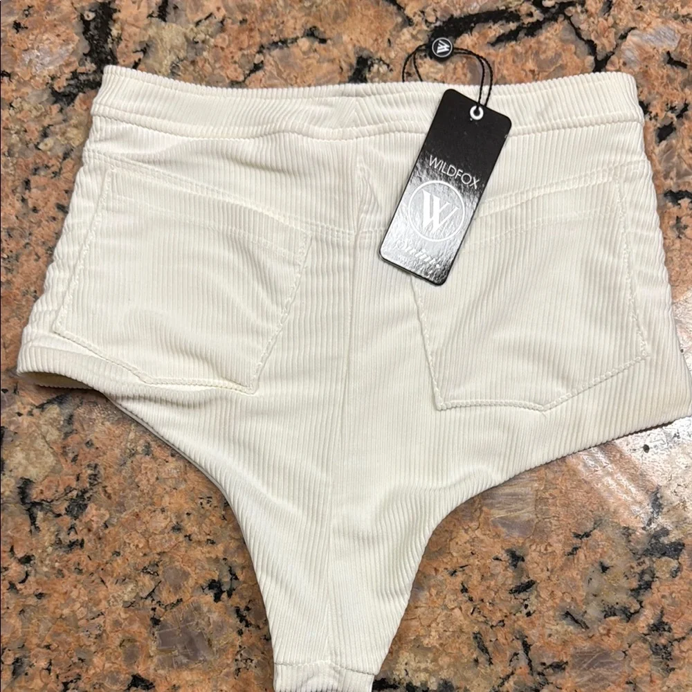 Wildfox White Mick cheeky Bikini bottoms small